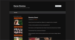 Desktop Screenshot of kaviar-domina.net